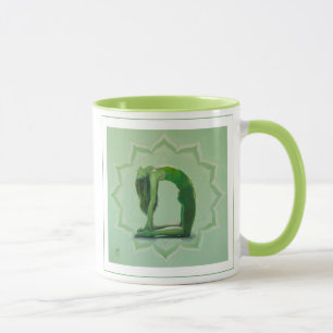 Hjärta Chakra/Yogamugg Mugg