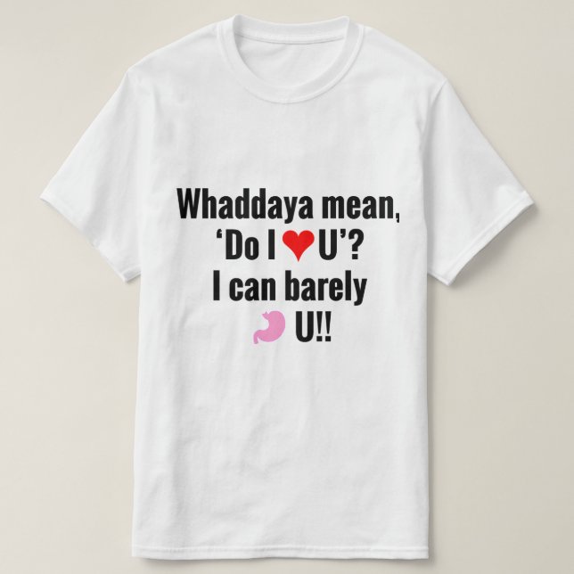 HJÄRTA dig skjortan. T Shirt (Design framsida)