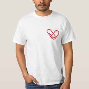 Hjärta fäster ihop på manar T-tröja T Shirt