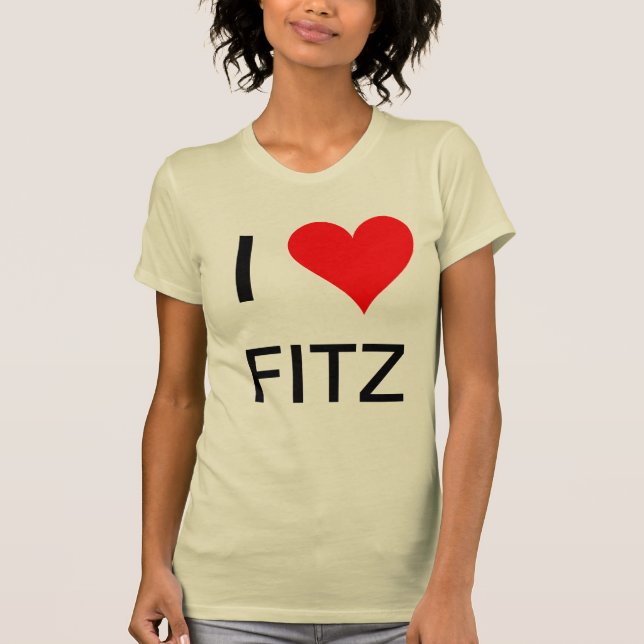 Hjärta Fitz T-shirt (Framsida)