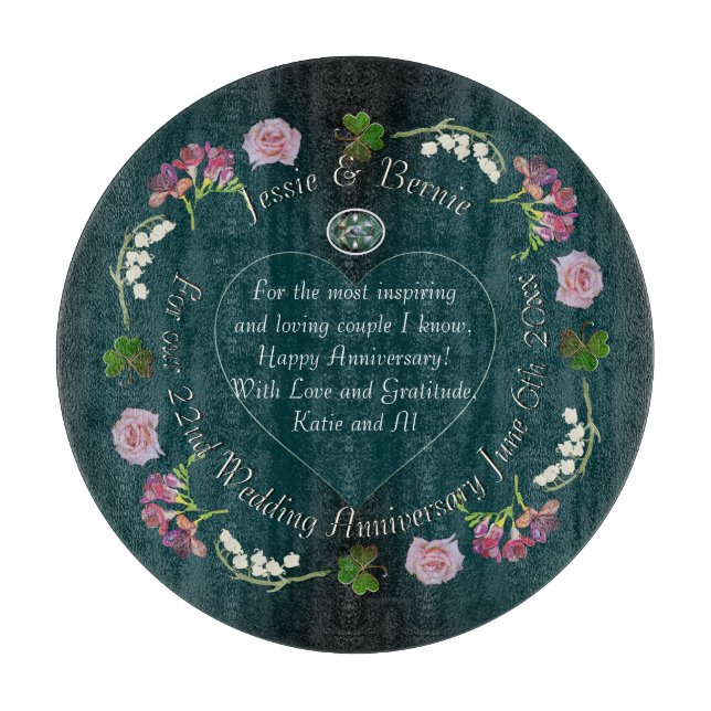 Hjärta för Blommigt av anpassningsbar (Framsidan)