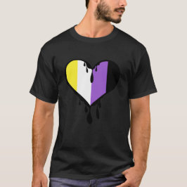 Hjärta för icke-binär Pride T Shirt