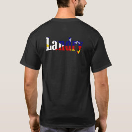 Hjärta för Louisiana Acadian flaggaLandry Cajun T Shirt