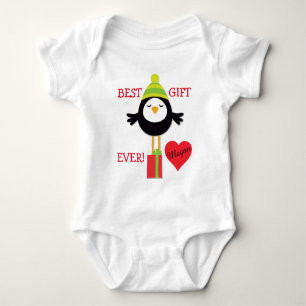 Hjärta för personligbabyfågel t shirt