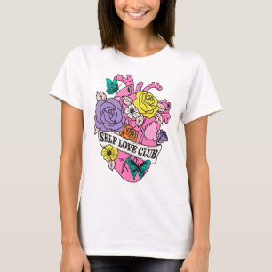 Hjärta för självständig Kärlek Klubb T Shirt