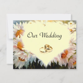 HJÄRTA FORMADE PRÄSTKragAR vigsel Inbjudningar