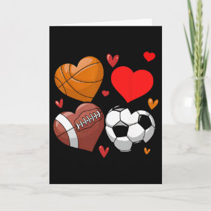 Hjärta Fotboll Bysketbyll Fotboll Alla Hjärtans Da Kort