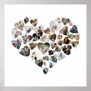 Hjärta Fotocollage 39 Bilder Alla Hjärtans Dag Pos Poster