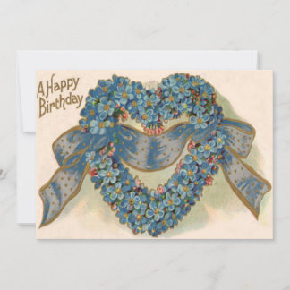 Hjärta Glömm Mig Inte Band Floral