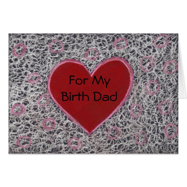 Hjärta Hälsningskort (Framsidan Horizontal)