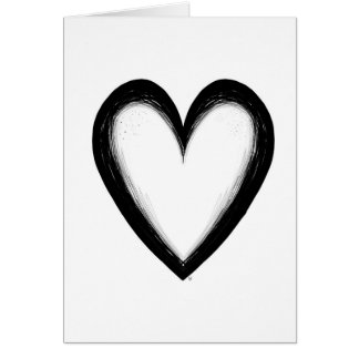 Hjärta Hälsningskort