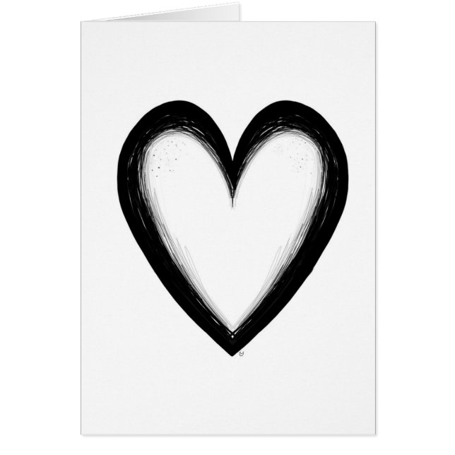 Hjärta Hälsningskort (Framsidan)