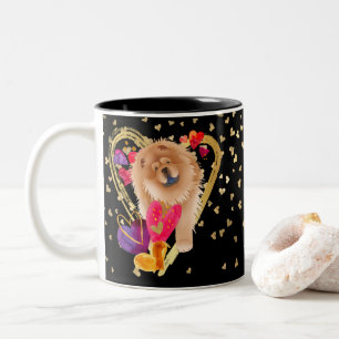 HJÄRTA HJÄRTAT BLING - Chow mugg