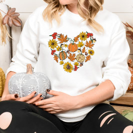 HJÄRTA HJÄRTAT FULLT AV FALL T SHIRT