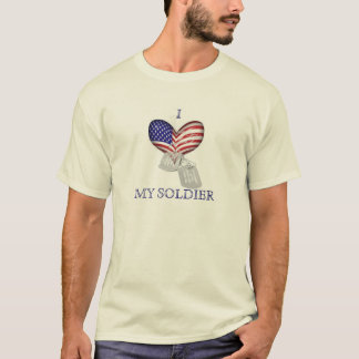 hjärta hundbrickor, IMY-SOLDAT Tee