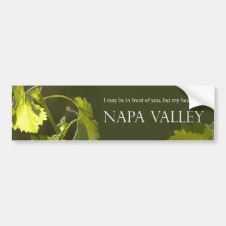 Hjärta i den Napa Valley bildekalet Bildekal