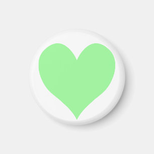 Hjärta i Grönt av utspädd Blek Magnet