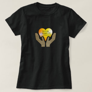Hjärta i Händer, välgörenhetsorganisation, organis T Shirt