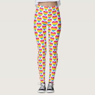 Hjärta i Heart (Heart) Pride (HBT) Mönster Leggings