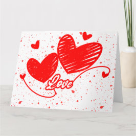 HJÄRTA I KÄRLEK-KORT KORT