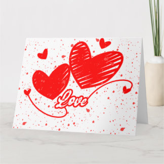 HJÄRTA I KÄRLEK-KORT KORT