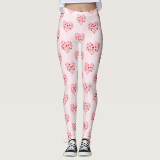 Hjärta i prickar leggings