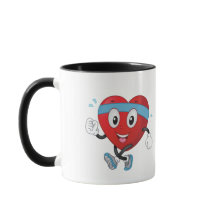 Hjärta i rött rinnande hjärta