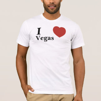 Hjärta I, skräddarsy Vegas - Tee Shirt