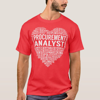 Hjärta i upphandlingsanalytiker t shirt