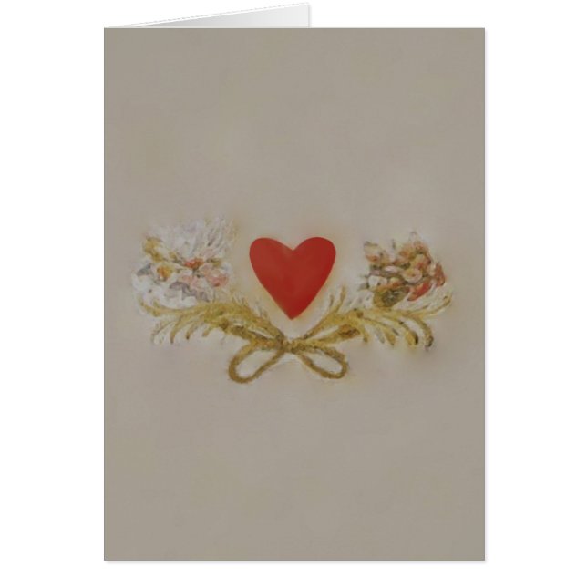 Hjärta II ~ Card OBS Kort (Framsidan)