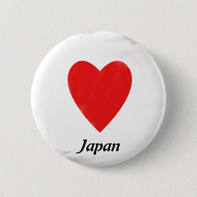 Hjärta Japan Knapp (Framsida)