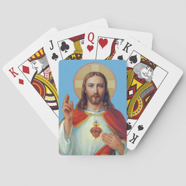 Hjärta Jesu Casinokort (Baksidan)