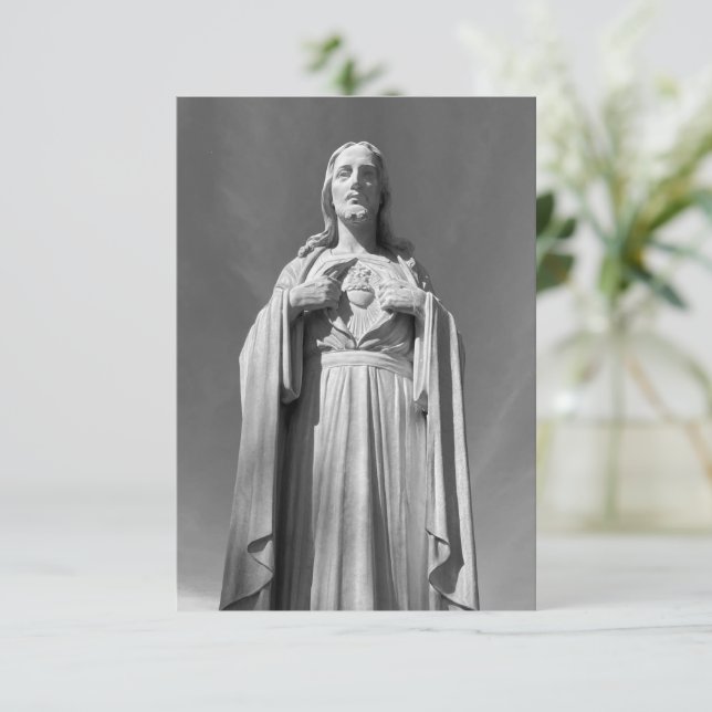 Hjärta Jesus Tack Kort (Stående Fram)