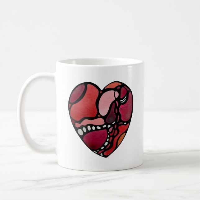 Hjärta Kaffemugg (Vänster)