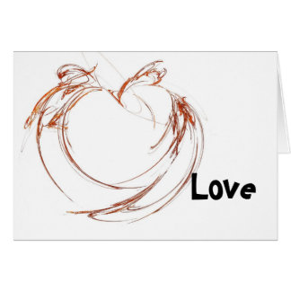 hjärta kärlek hälsningskort