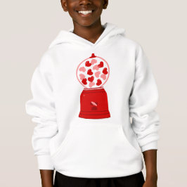 hjärta kärlek valentin tuggummi maskin tuggummitug t shirt