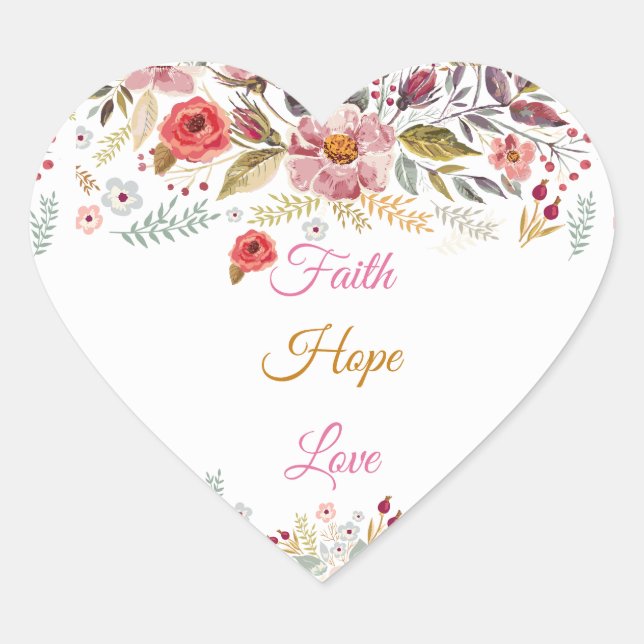 Hjärta Klistermärken (Framsida)