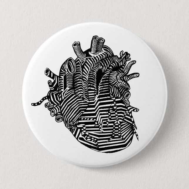 Hjärta Knapp (Framsida)