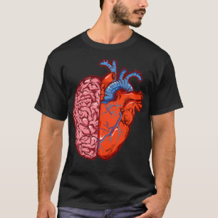 Hjärta kontra hjärtinspirerat EQ kontra IQ- relate T Shirt