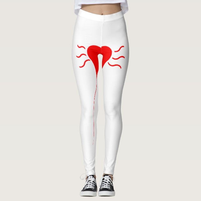 Hjärta Leggings (Framsida)