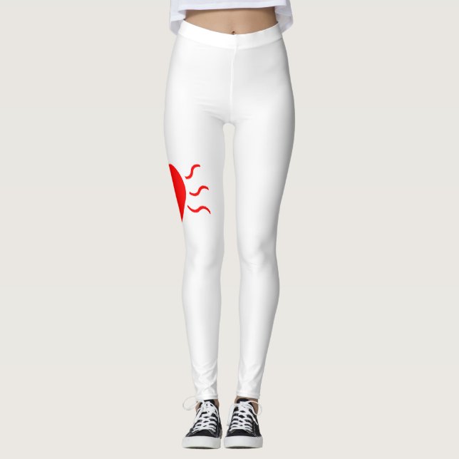 Hjärta Leggings (Framsida)