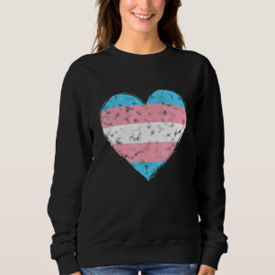 Hjärta LGBT Pride Month Retro LGBTQ Transgender Fl T Shirt