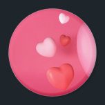 Hjärta Magnet<br><div class="desc">Heart Pin Badge Jewelry</div>