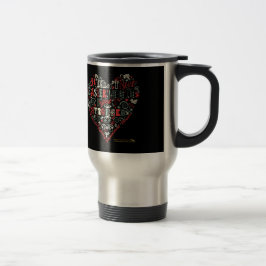 Hjärta med Celtic rullor Resemugg