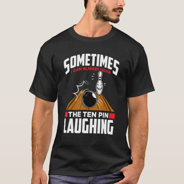 Hjärta med den tio stilen, Bowlareare och gångbar T Shirt (Framsida)