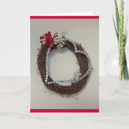 Hjärta med gems helgkort