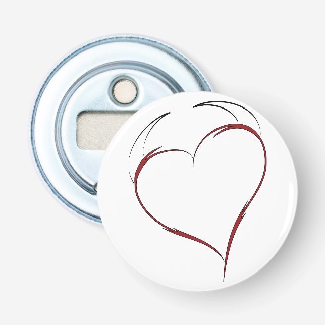 Hjärta med Horns Flasköppnare (Framsidan)