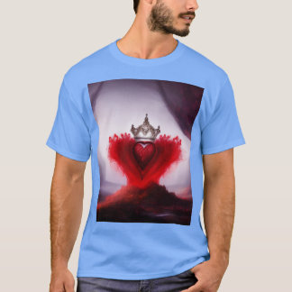 hjärta med krona t shirt