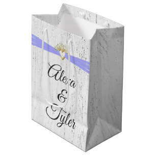 Hjärta med Lila Ribbon på Whitewaschat Wood