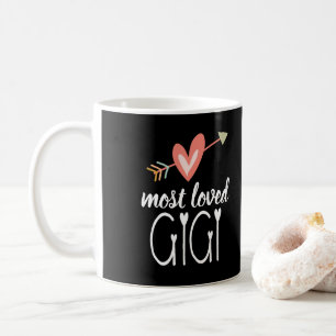 Hjärta Mest Älskade Gigi Kaffemugg